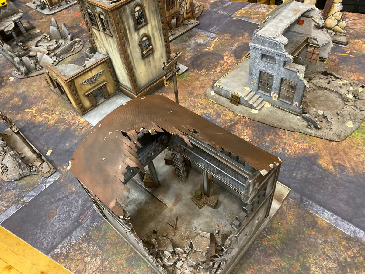 60x44" 'Ruined City' F.A.T. Mat Battle Gaming Mat
