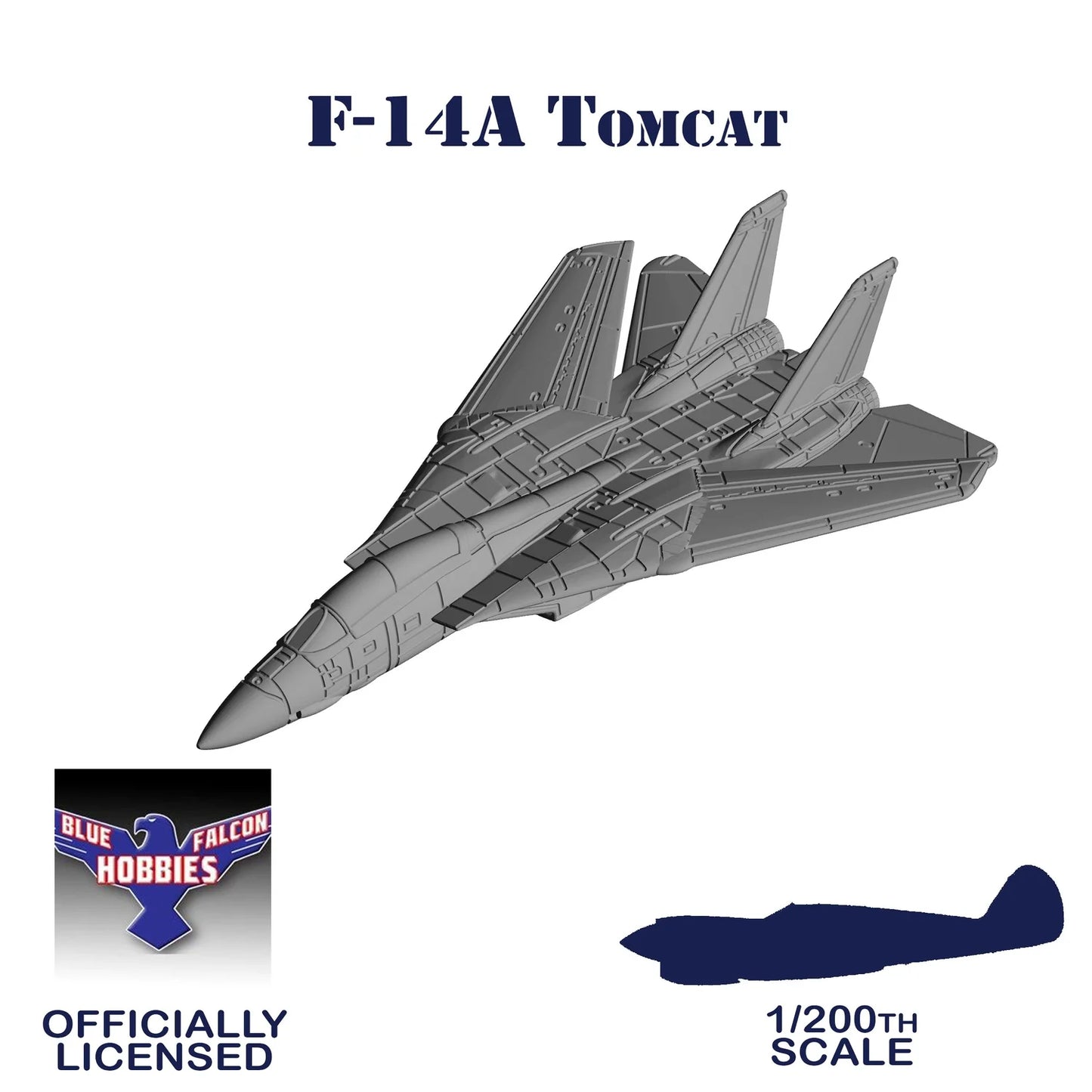 Resin F-14A Tomcat: Wings Swept 1/200 2-Pack