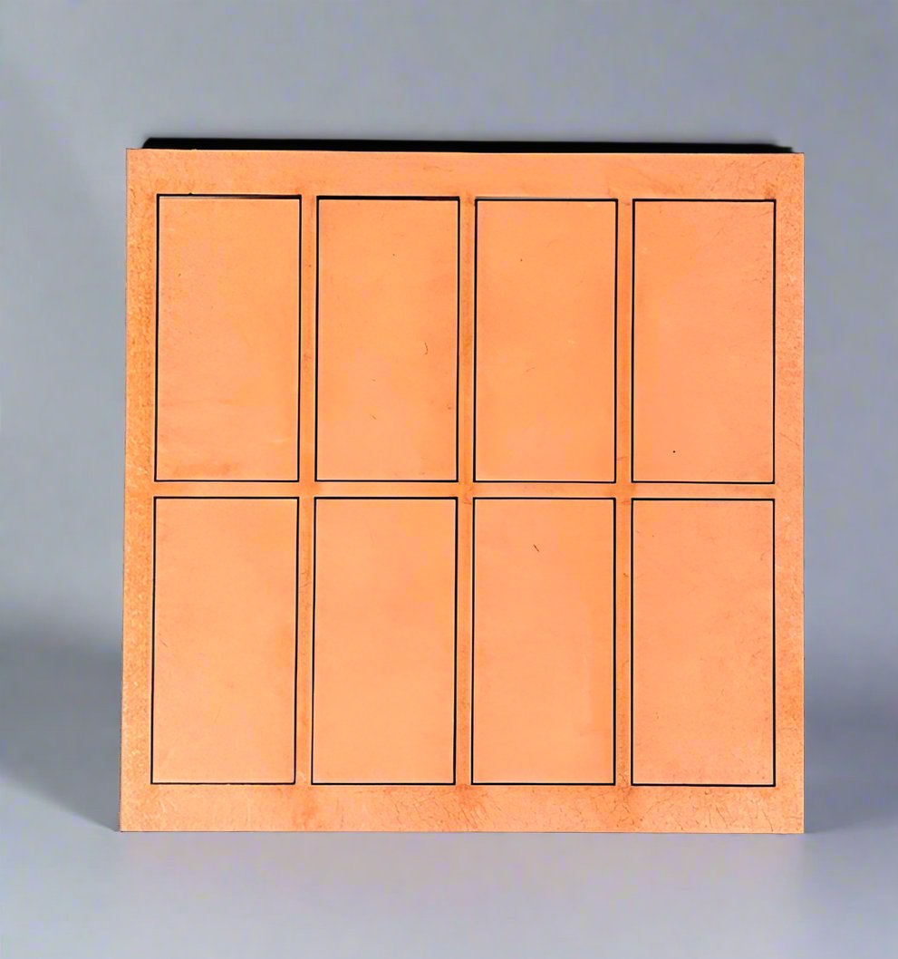 Pair of 25x50mm Rectangle "Midgard" Heavy Riders Double Rank Trays (8 Figure)