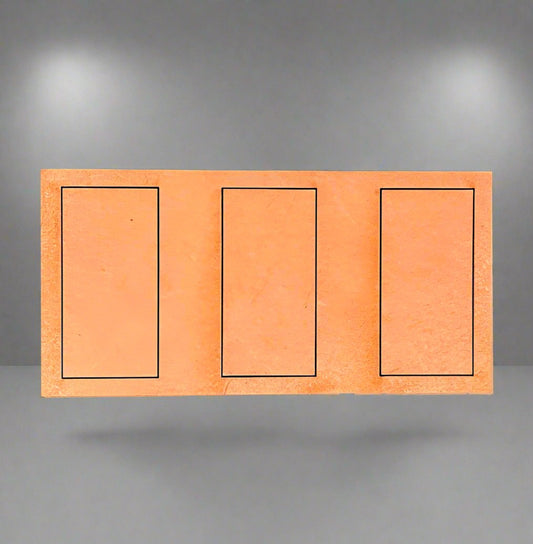 Pair of 25x50mm Rectangle "Midgard" Light Riders Trays (3 Figure)