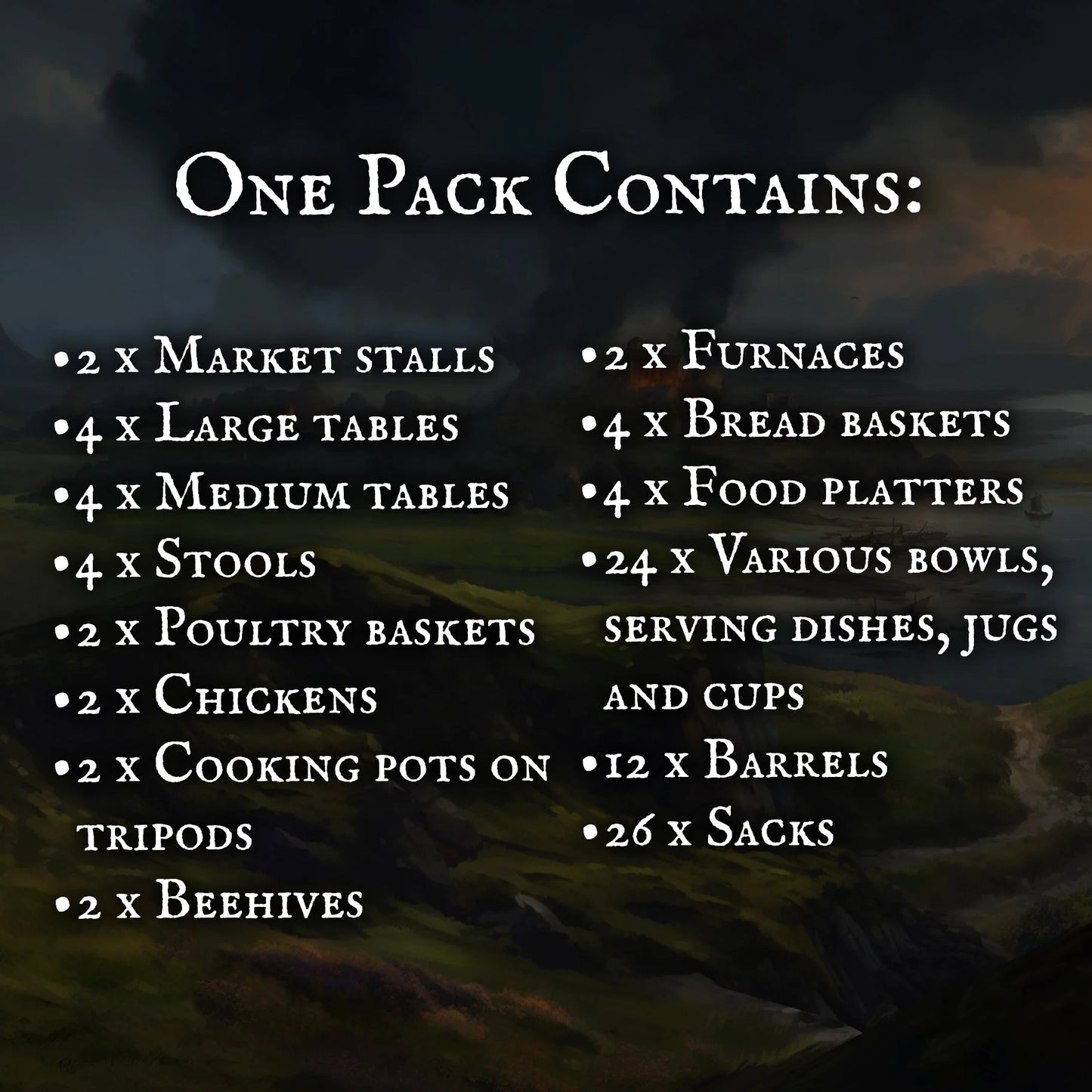 Market Stall (Dark Ages & Medieval)