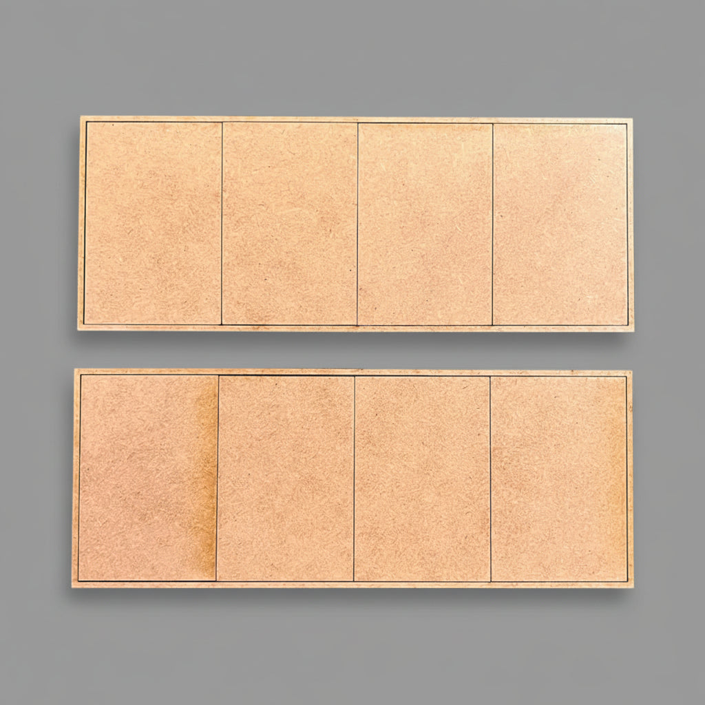 Pair of 50x75mm Rectangle Trays (4 Figure)