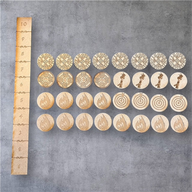 Pillage Token & Ruler Set