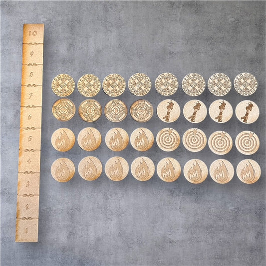 Pillage Token & Ruler Set