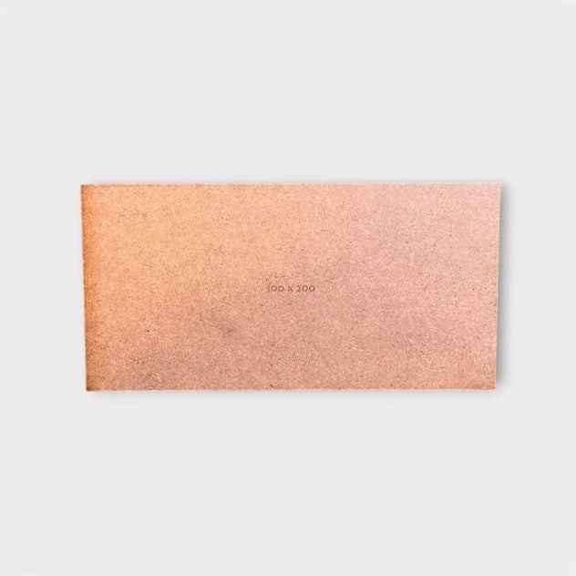 Rectangle 100 x200mm MDF