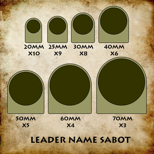 "Too Fat Lardy" Leader Name Sabots