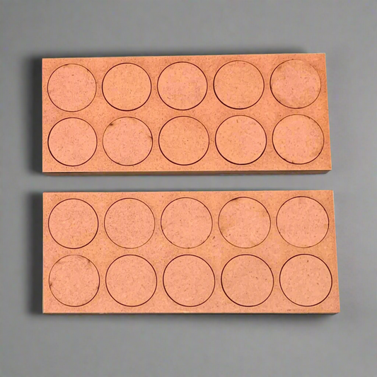 Pair of 25mm Round Trays (10 Figure) 5/5 Linear