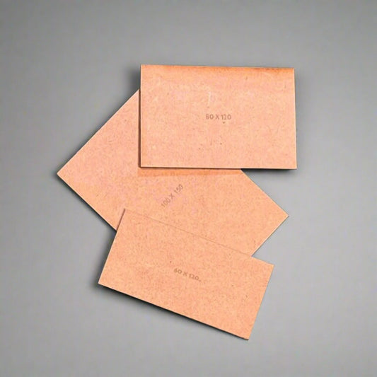 Rectangle 80 x 120mm  MDF