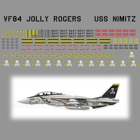 *DECALS* F-14 VF-84 Jolly Rogers