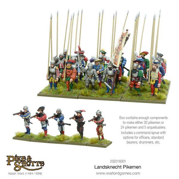 Warlord Landsknechts Pikemen