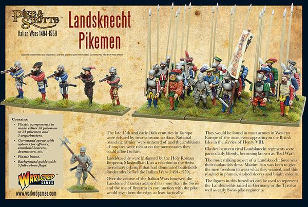 Warlord Landsknechts Pikemen