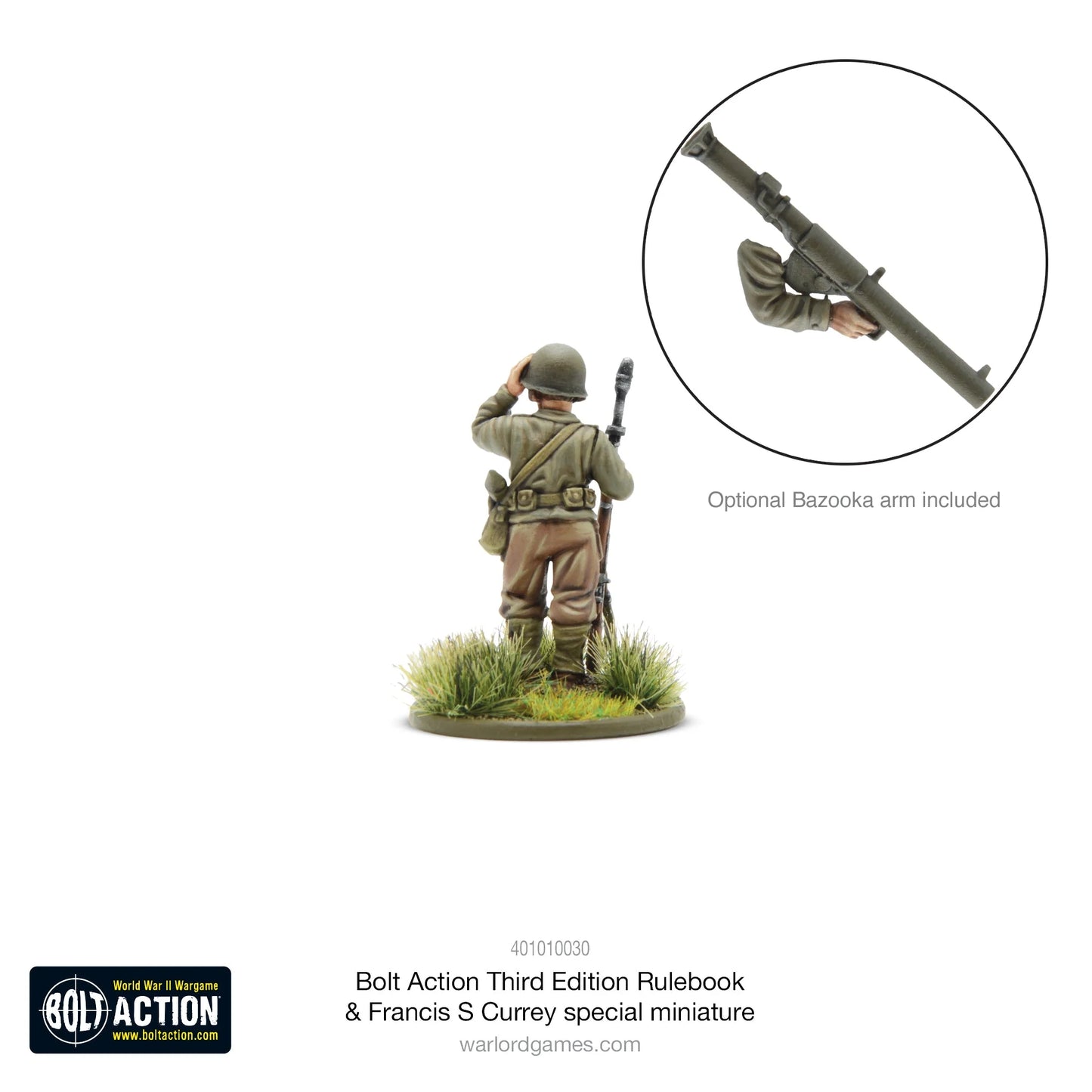 BA 3rd Edition Rulebook with Francis S Currey Special Miniature