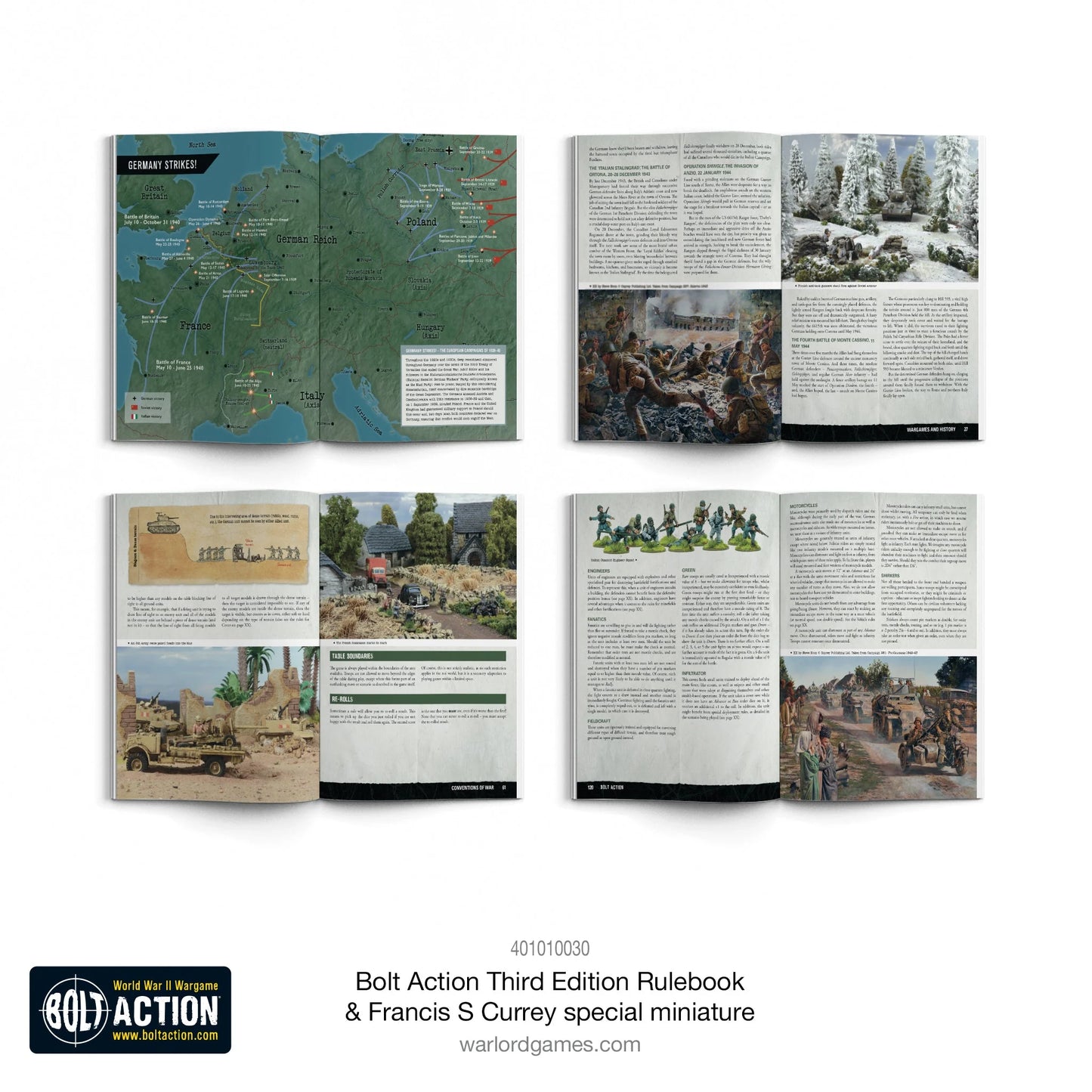 BA 3rd Edition Rulebook with Francis S Currey Special Miniature