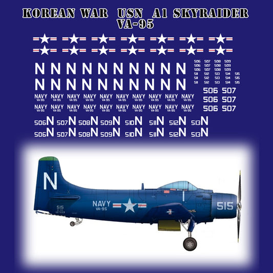 *DECALS* A1 Skyraiders VA-95