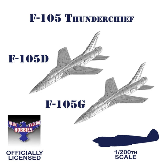 F-105 Thunderchief 1/200 2-Pack