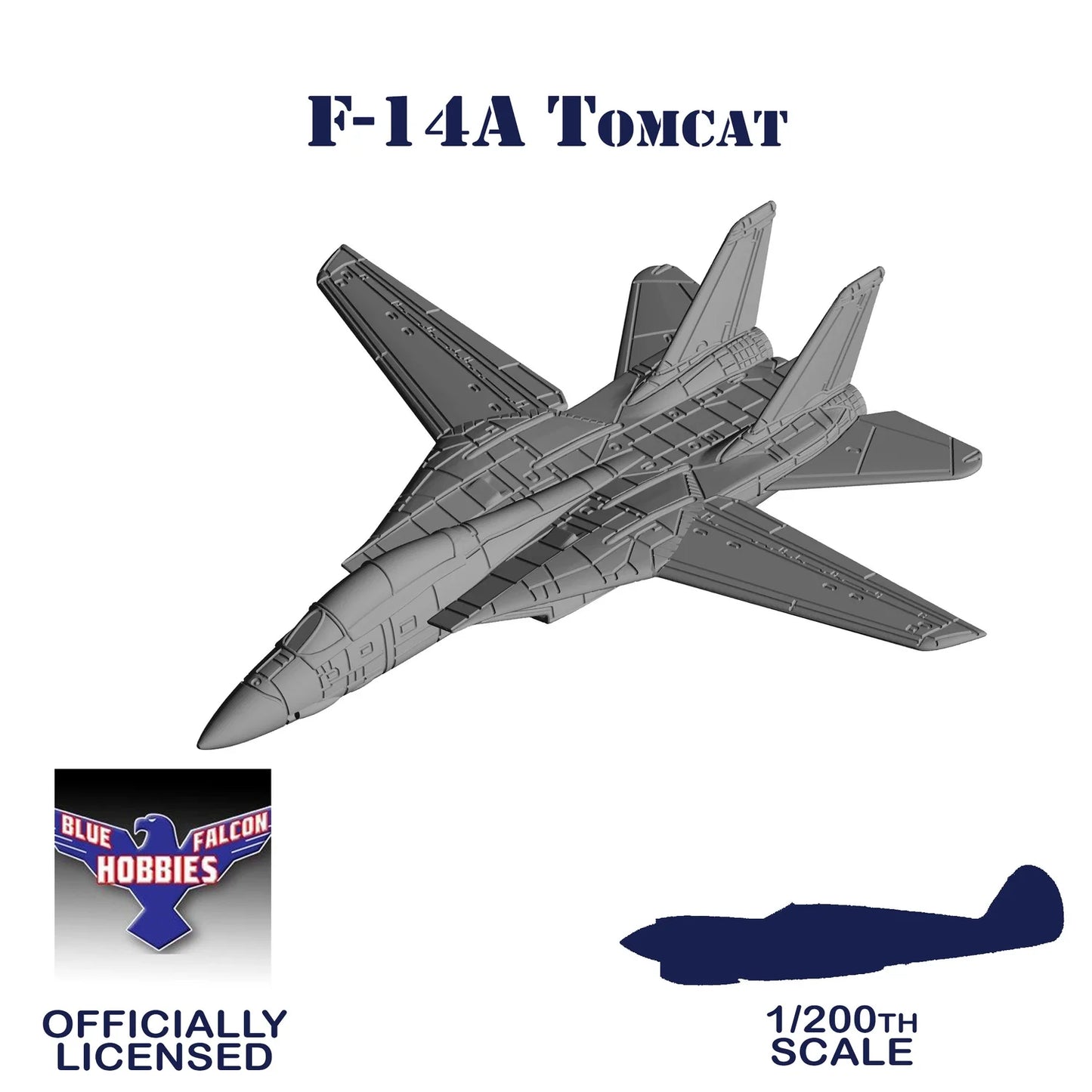 Resin F-14A Tomcat: Wings Extended 1/200 2-Pack