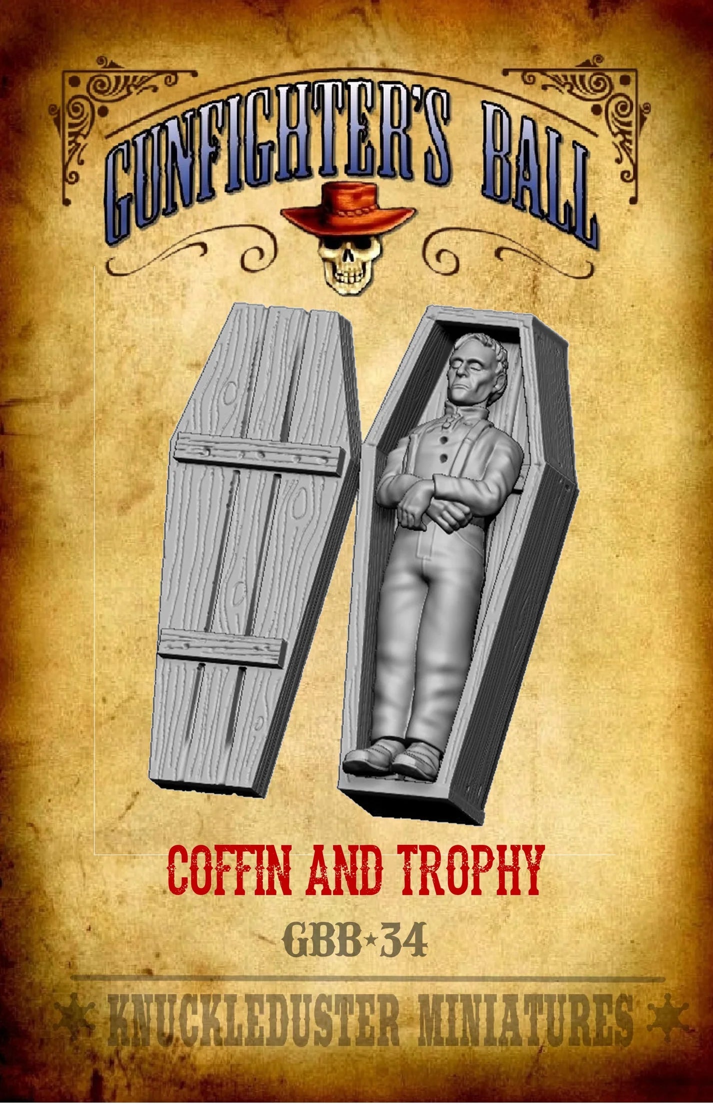 Coffin w/ Trophy