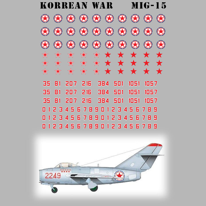 *DECALS* Mig-15 Korean War