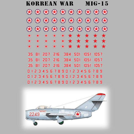 *DECALS* Mig-15 Korean War
