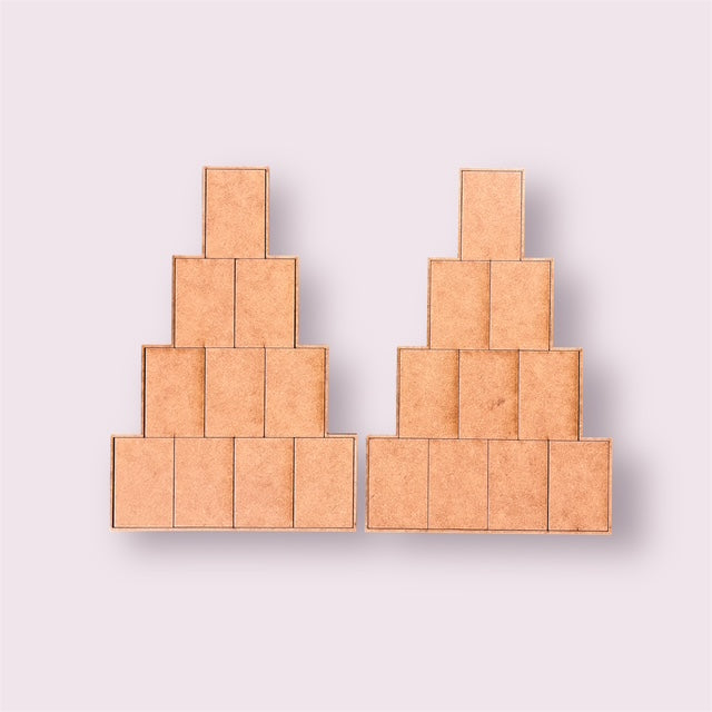 Pair of 40 x 60mm Lance Formation Movement Trays (10 Figure) 1/2/3/4