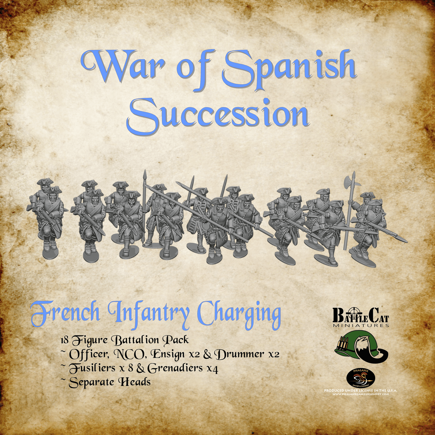 WSS French Infantry Charging Battalion Pack