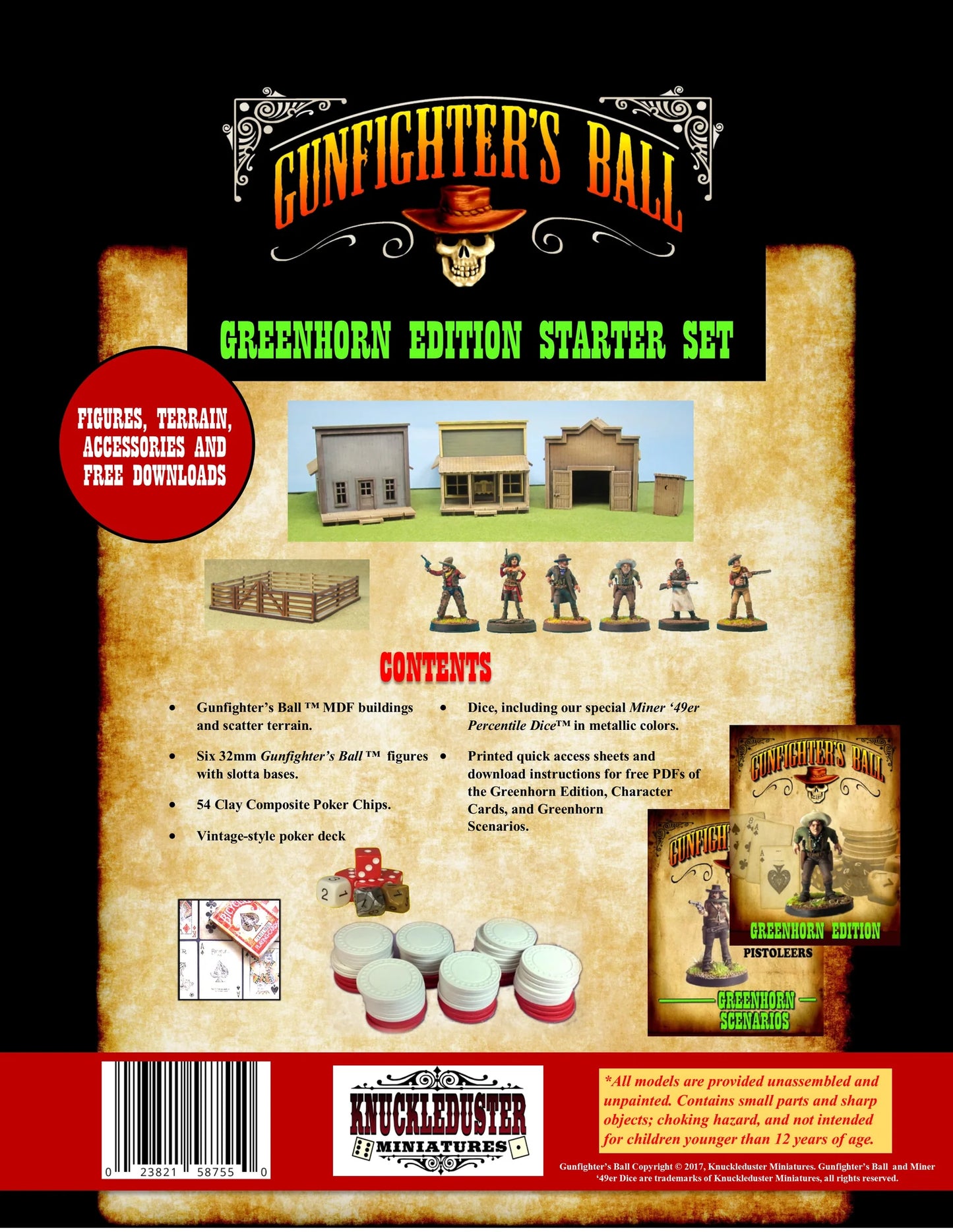 Gunfighter's Ball Wild West Miniatures Game: Greenhorn Boxed Set