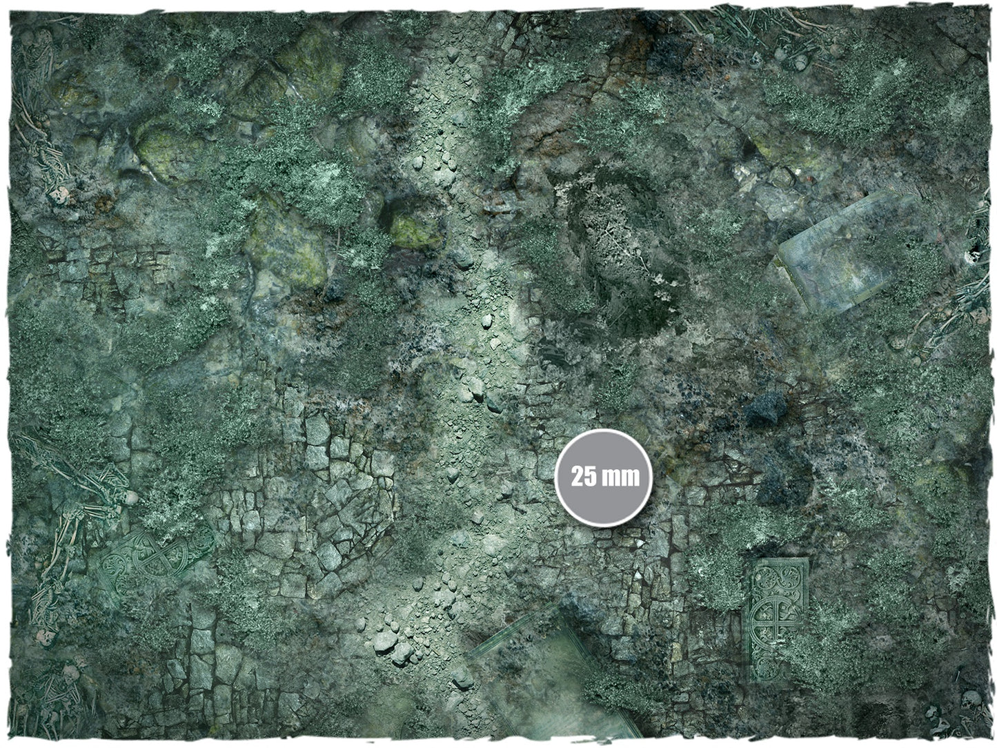Game Mat - Burial Grounds: 3x3 Neoprene