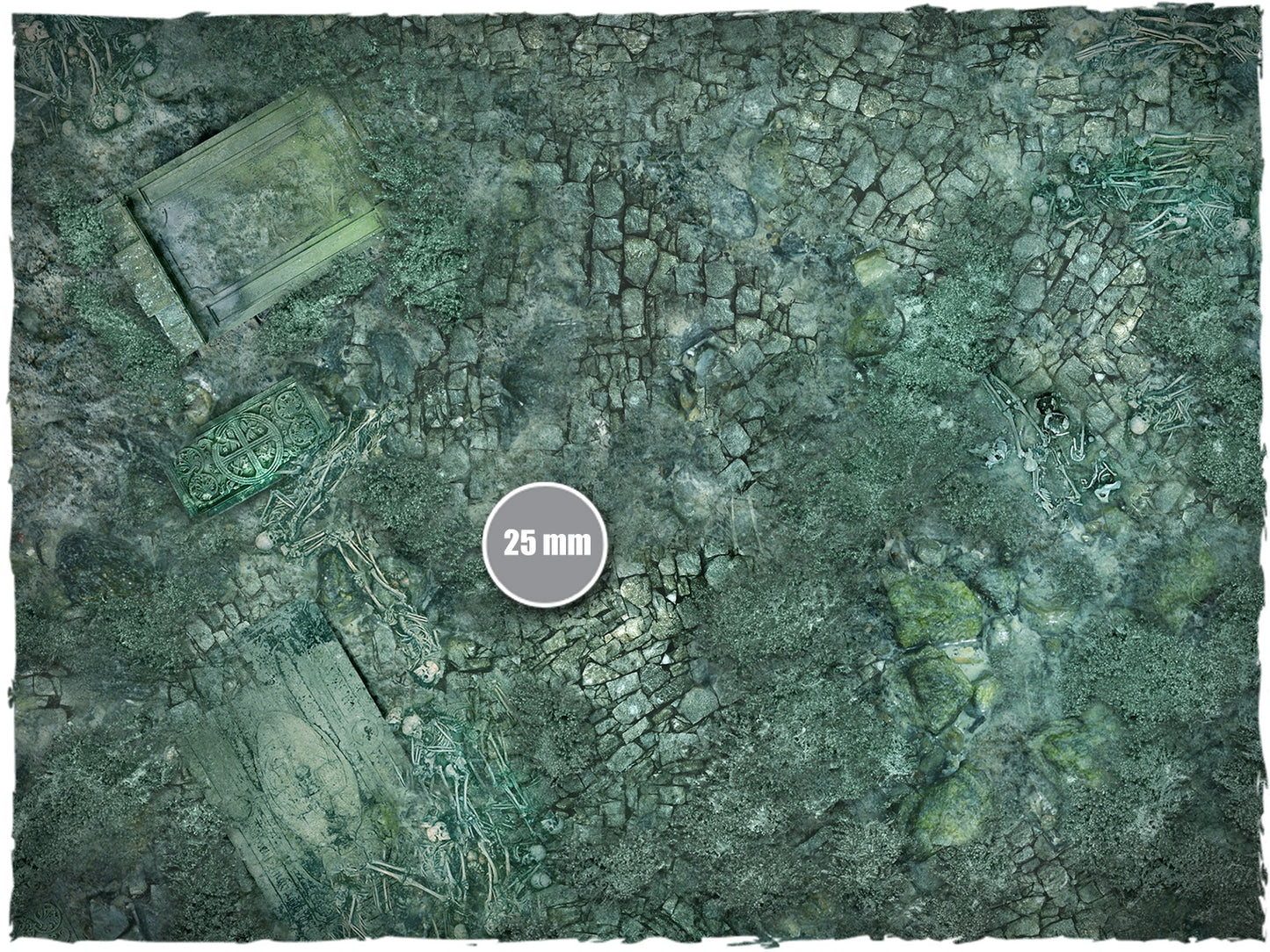 Game Mat - Burial Grounds: 3x3 Neoprene