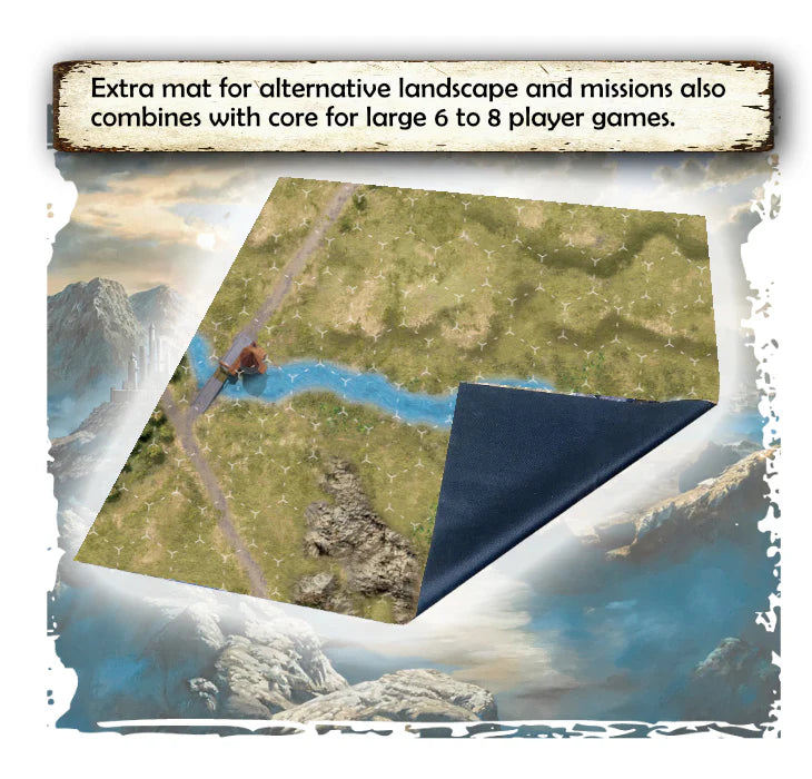 DragonStrike Blue & Brass + Expansion Mat (no miniatures, tokens only)