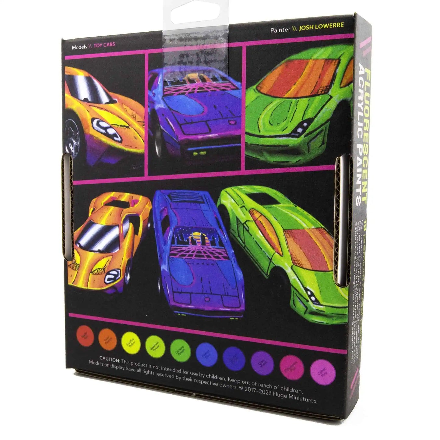 Fluorescent Acrylic Paint Bundle Box