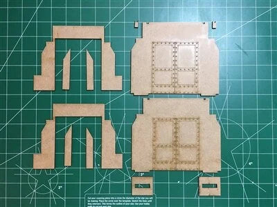 Gaslands Arena Gate & Wall Set