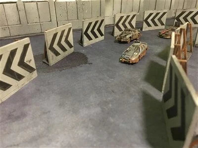 Gaslands Course Delineation Barrier Set