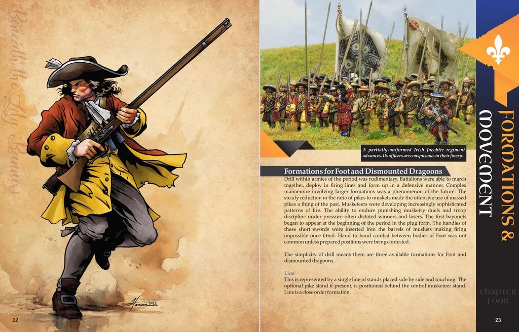 Beneath the Lily Banners Rulebook