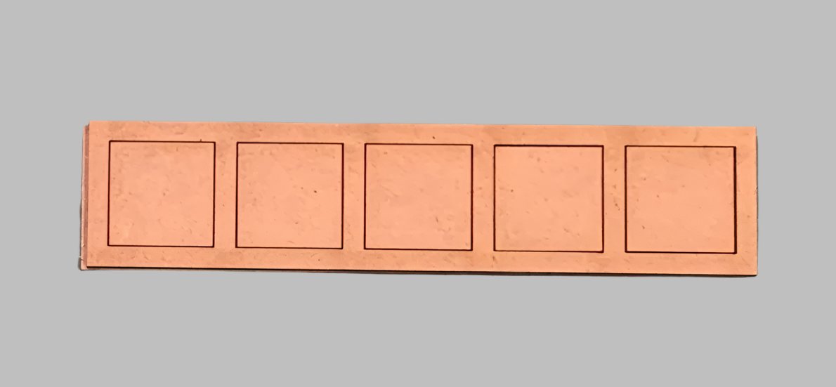 4x 20mm "Oathmark" Single Rank 5 Figure Tray - Squares