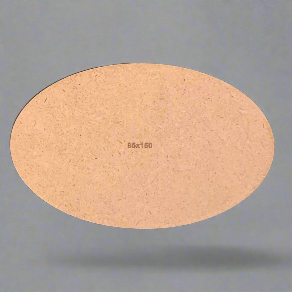 Oval 95 x 150mm MDF Base (x1)