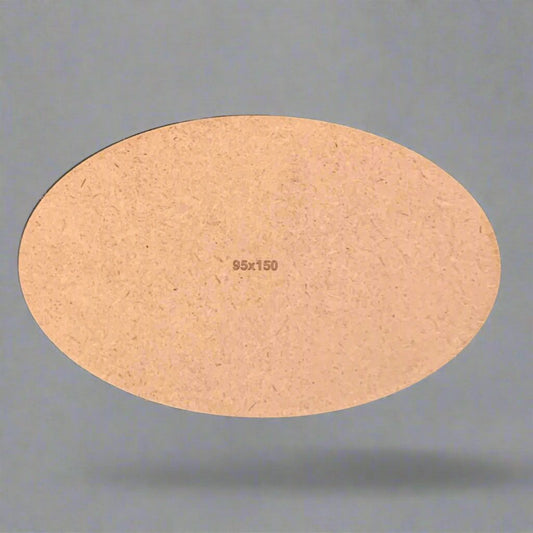 Oval 95 x 150mm MDF Base (x1)