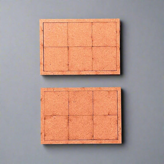 Pair of 20mm Square Trays (6 Figure) 3/3 Linear