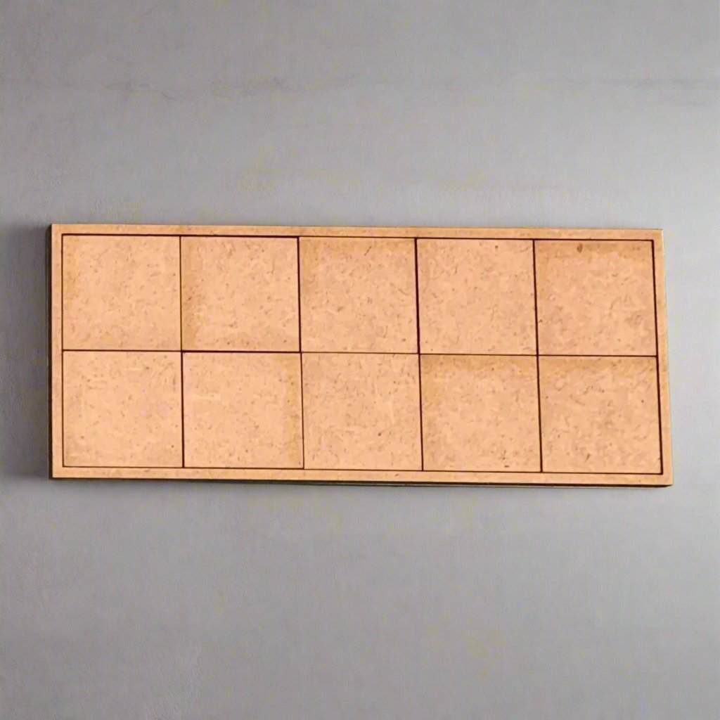 Pair of 25mm "Oathmark" Double Rank 10 Figure Tray - Squares