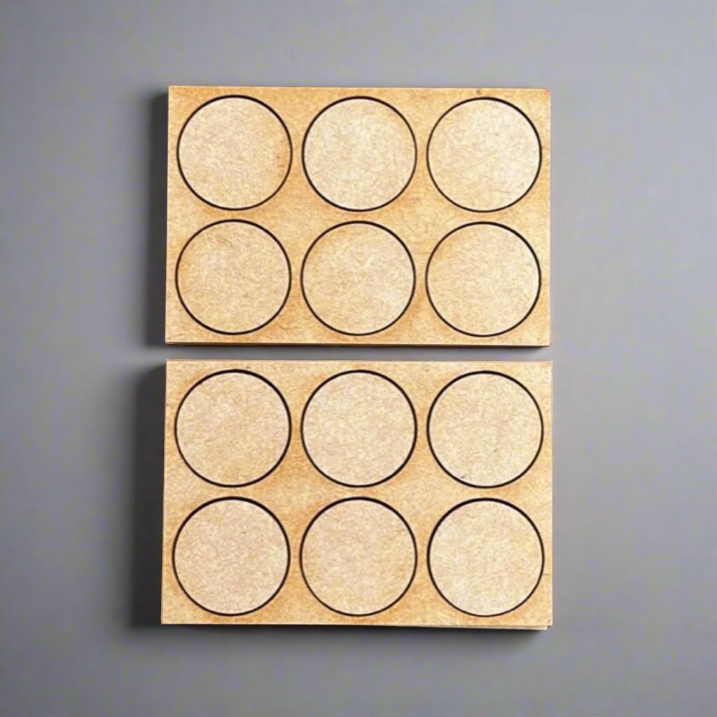 Pair of 25mm Round (6 Fig) 3/3 Linear Movement Trays – Phalanx Games ...