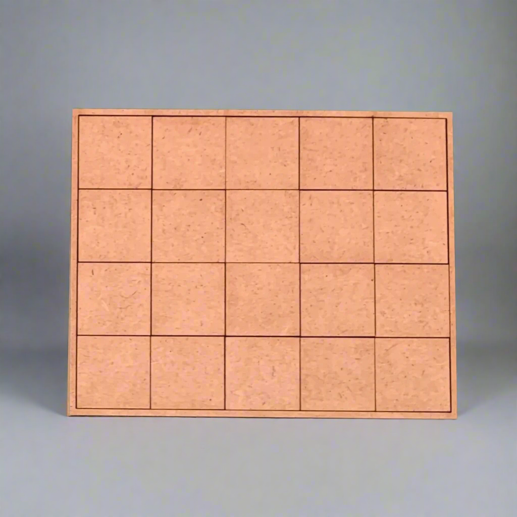 Pair of 30mm Square Movement Trays (20 Figure) 5/5/5/5 Linear