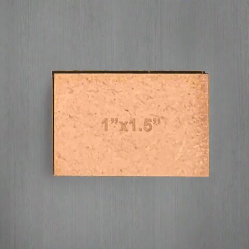 Rectangle 1" x 1.5" MDF Bases