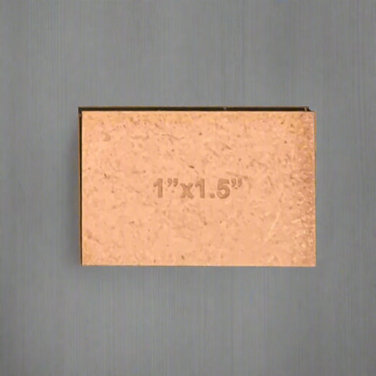 Rectangle 1" x 1.5" MDF Bases