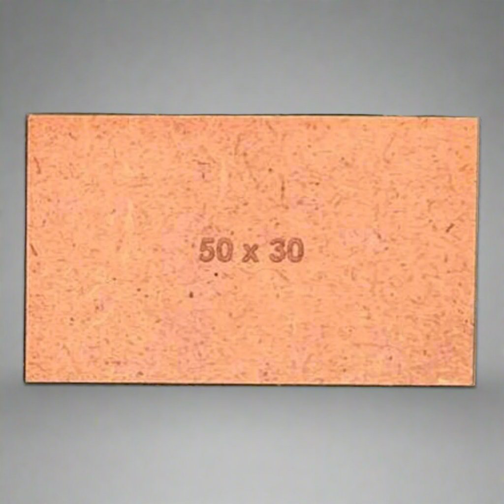 Rectangle 30 x 50mm MDF Bases