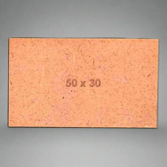 Rectangle 30 x 50mm MDF Bases