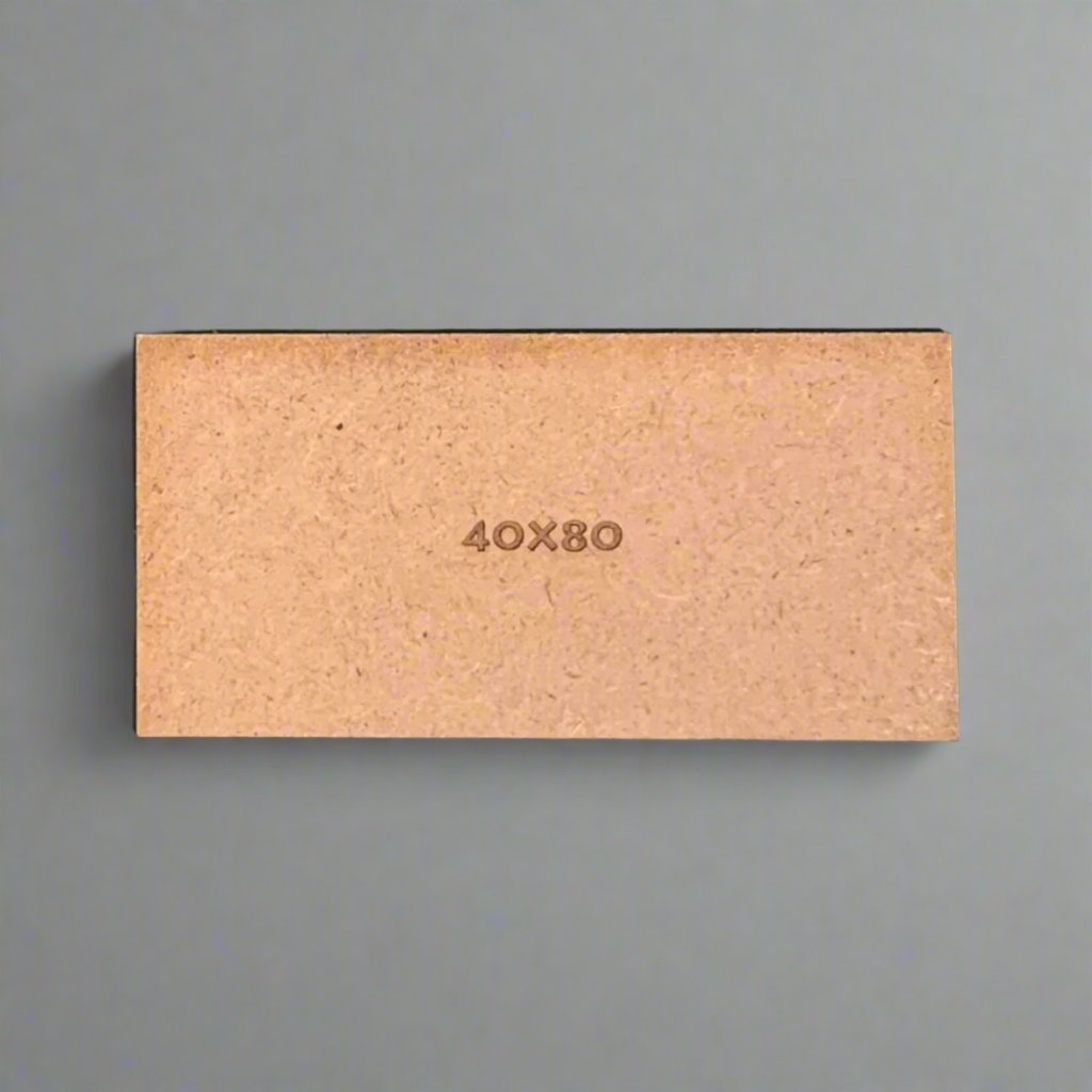 Rectangle 40 x 80mm MDF Bases