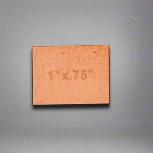 Rectangle .75" x 1" MDF Bases