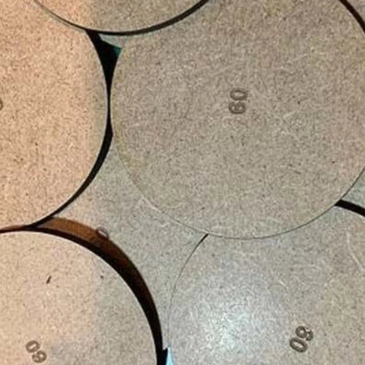 Round 60mm MDF Bases