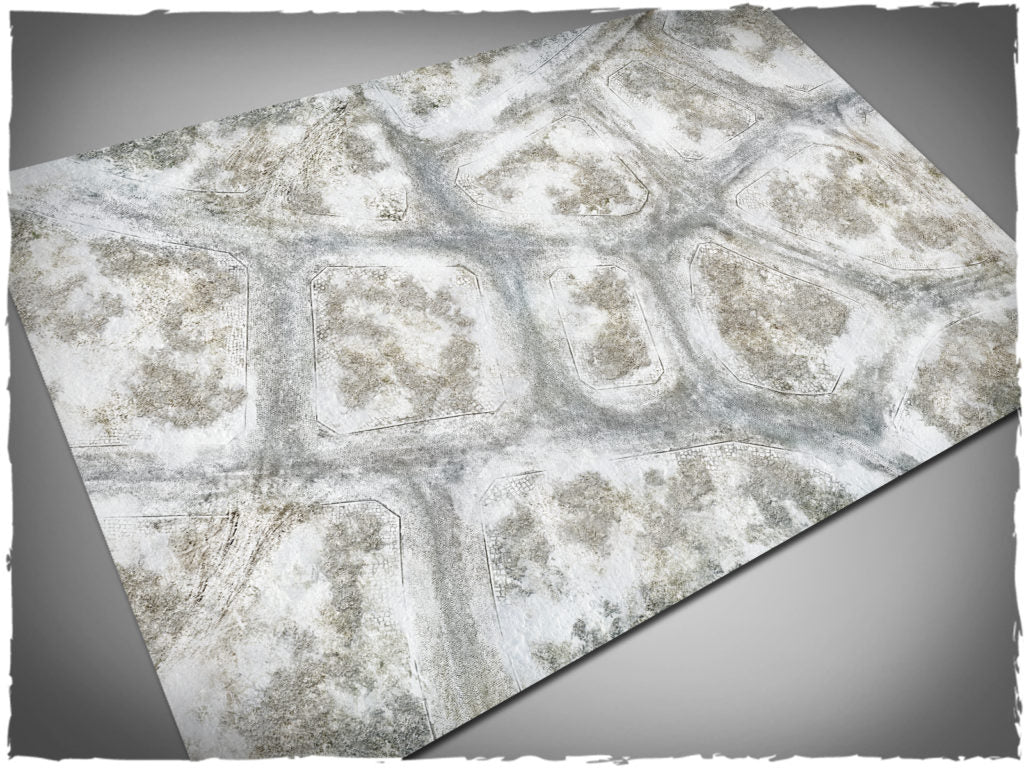 Game Mat - Winter Town: 4x6 Neoprene